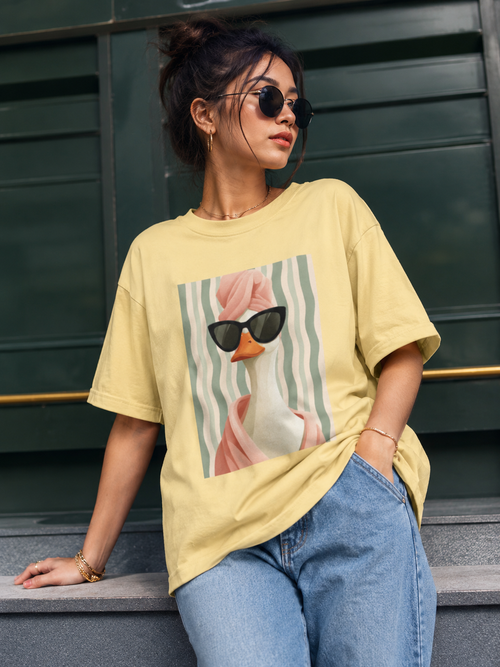 Cool Goose Graphic T-Shirt | Trendy Oversized Tee